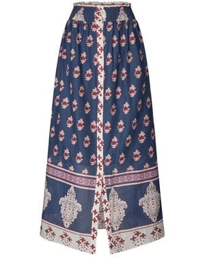 Lolly's Laundry Dunkelblaue Maxi-Rock