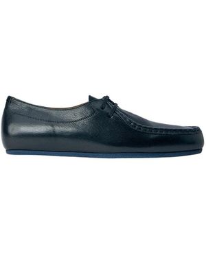 Jil Sander Mokassin-Schuhe Aus Leder - Blau