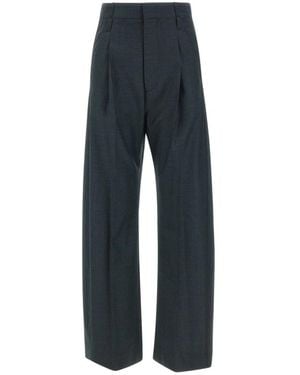 Victoria Beckham Wide Trousers - Blue