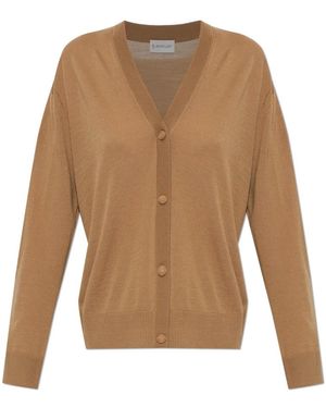 Moncler Truien & Vesten ,Bruin ,Wol Wol Cardigan
