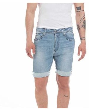 Replay Denim Shorts - Blue