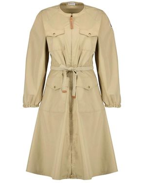 Moncler Jassen ,Katoen Utilityjas Met Riem - Naturel