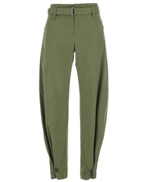 Semicouture Tapered Trousers - Verde