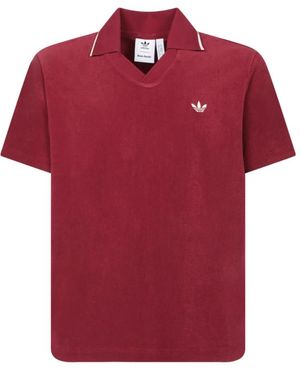 Wales Bonner Polo Shirts - Red