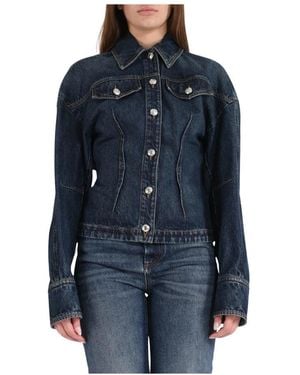 Sportmax Denim Jackets - Blue