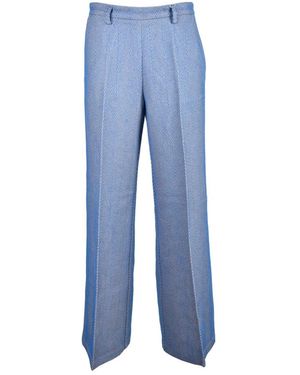 Forte Forte Wide Trousers - Blu