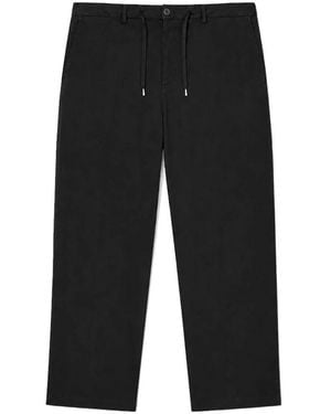 BRIGLIA Straight Trousers - Black