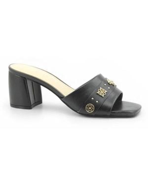 Guess Heeled Mules - Noir
