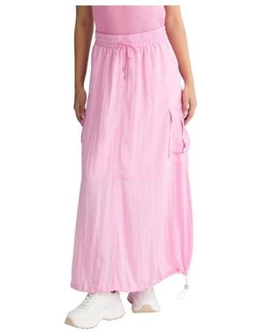 Liu Jo Cargo-langer rock mit funktionalen details - Pink