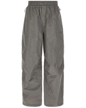 Alexander Wang Broeken ,Grijs ,Polyester Wide-Leg Joggers