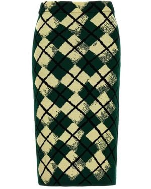 Burberry Pencil Skirts - Green