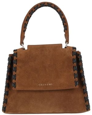 Orciani Tassen ,Bruin ,Leer Sveva S Peach Cross