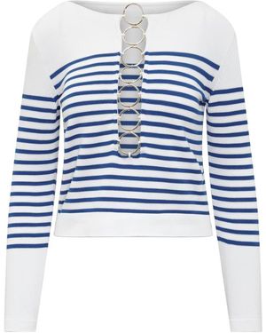 The Seafarer Round-Neck Knitwear - Azul