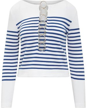The Seafarer Round-Neck Knitwear - Blu
