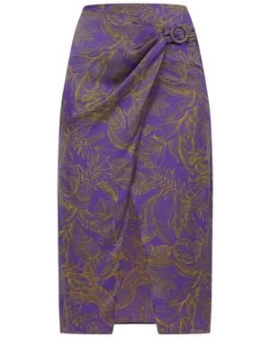 SIMONA CORSELLINI Midi Skirts - Morado