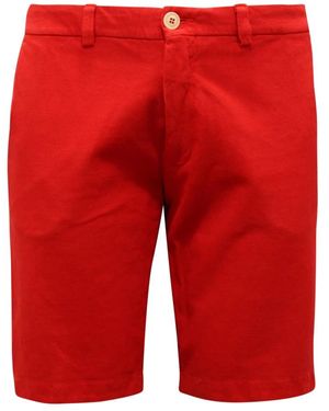 Altea Frosted Bermuda Shorts - Rot