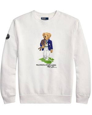 Ralph Lauren Hoodies & Sweatvesten ,Wit ,Sweatshirts