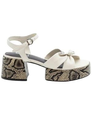 Jeannot High Heel Sandals - Blanco
