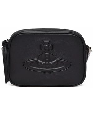 Vivienne Westwood Tassen ,Zwart ,Leer Anna Camera
