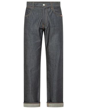 AMISH Jeans ,Blauw ,Katoen James Straight Jeans - Grijs