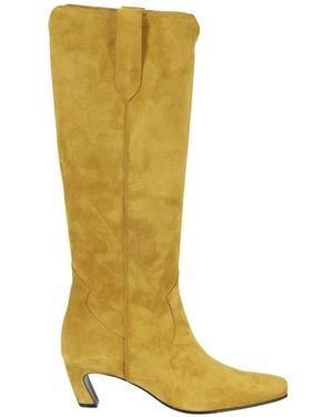 Aldo Castagna High Boots - Yellow
