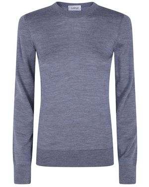Mrz Truien & Vesten ,Grijs ,Round-Neck Truien - Blauw