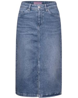 Street One Midi Rok - Blauw
