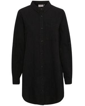 Kaffe Shirt Dresses - Zwart