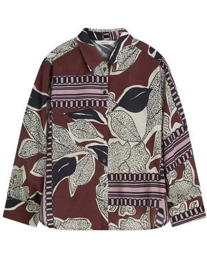 Summum Oversized Blouse - Bruin