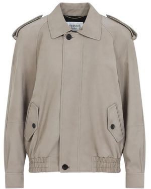 Saint Laurent Light Jackets - Grey