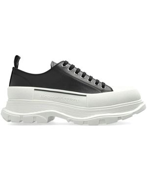 McQueen Tread Slick Lace Up - Zwart