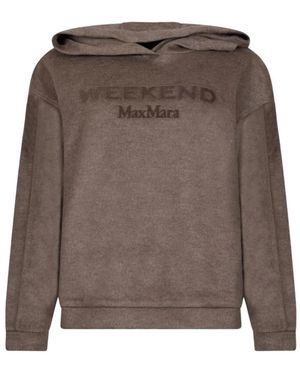 Weekend by Maxmara Jersey Hoodie - Bruin