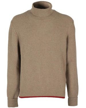 Fay Turtlenecks - Natural