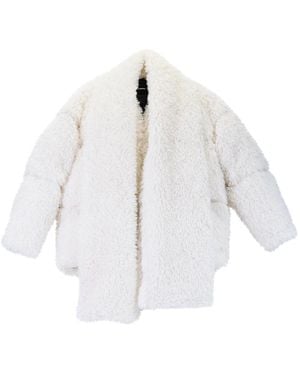 KARL LAGERFELD Faux Fur & Shearling Jackets - White