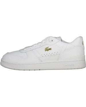 Lacoste T-Clip Set Leather Sneakers - Wit