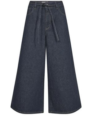 Mos Mosh Jeans ,Blauw ,Wide Jeans