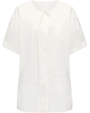 Ruohan Overhemden ,Wit ,Minimalistisch Shirt