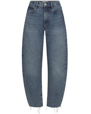 FRAME Jeans ,Blauw ,Katoen The Bubble Crop