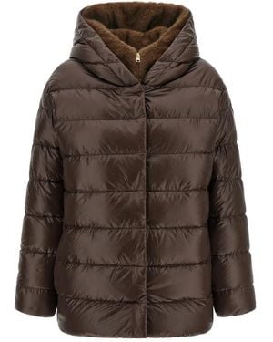 Herno Jassen ,Bruin ,Nylon Fusciacca Donsjas