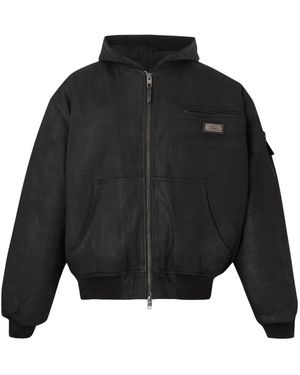 Ksubi Jassen ,Zwart ,Katoen Sin City Plates Bomber Jacket
