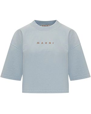 Marni T-Shirts - Blue