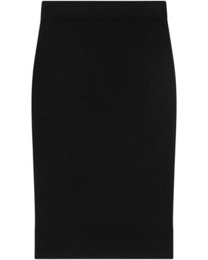 Dondup Rokken ,Zwart ,Polyester Longuette Rok