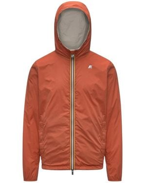 K-Way Jassen ,Nylon Jake Plus. 2 Double Jacket - Oranje