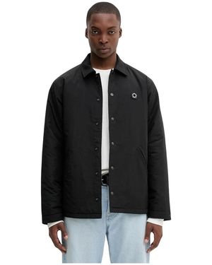 KENZO Jassen ,Zwart ,Nylon Boke Flower 2.0 Reversible Heavy Coach Jacket