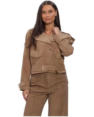 Ibana Jalissa Suede Jacke - Braun