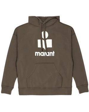 Isabel Marant Hoodies & Sweatvesten ,Groen ,Katoen Hoodie Miley - Grijs