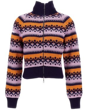 Rabanne Cropped Jacquard Vest - Rood
