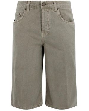 Haikure Korte Broeken ,Katoen Becky Twill 45 Shorts - Grijs