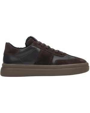 ESTRO Winter Low-Top Sneakers Mit Pelzfutter - Schwarz