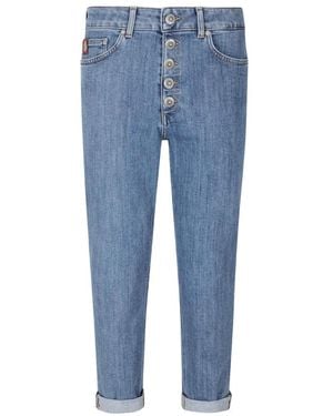 Dondup Cropped Jeans - Blau